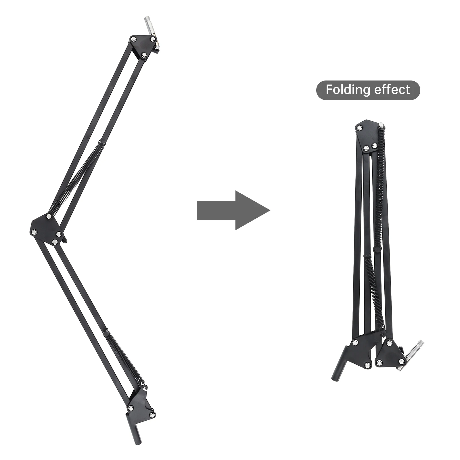 

Универсальный гибкий металлический держатель на штативе для настольной лампы/микрофона/прямой трансляции, металлический кронштейн с гибким рычагом