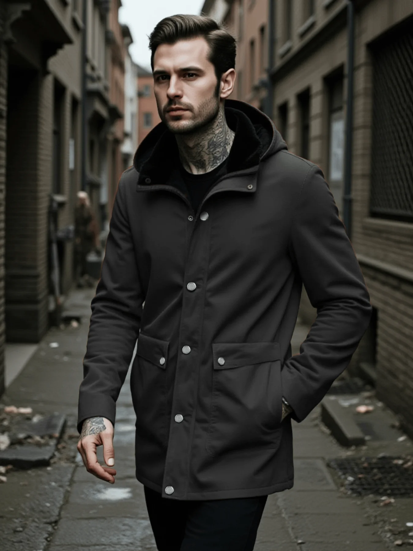 

Мужская куртка из искусственного меха на молнии, утолщенное теплое плюшевое пальто, повседневная уличная ветровка, зимняя модная мужская одежда