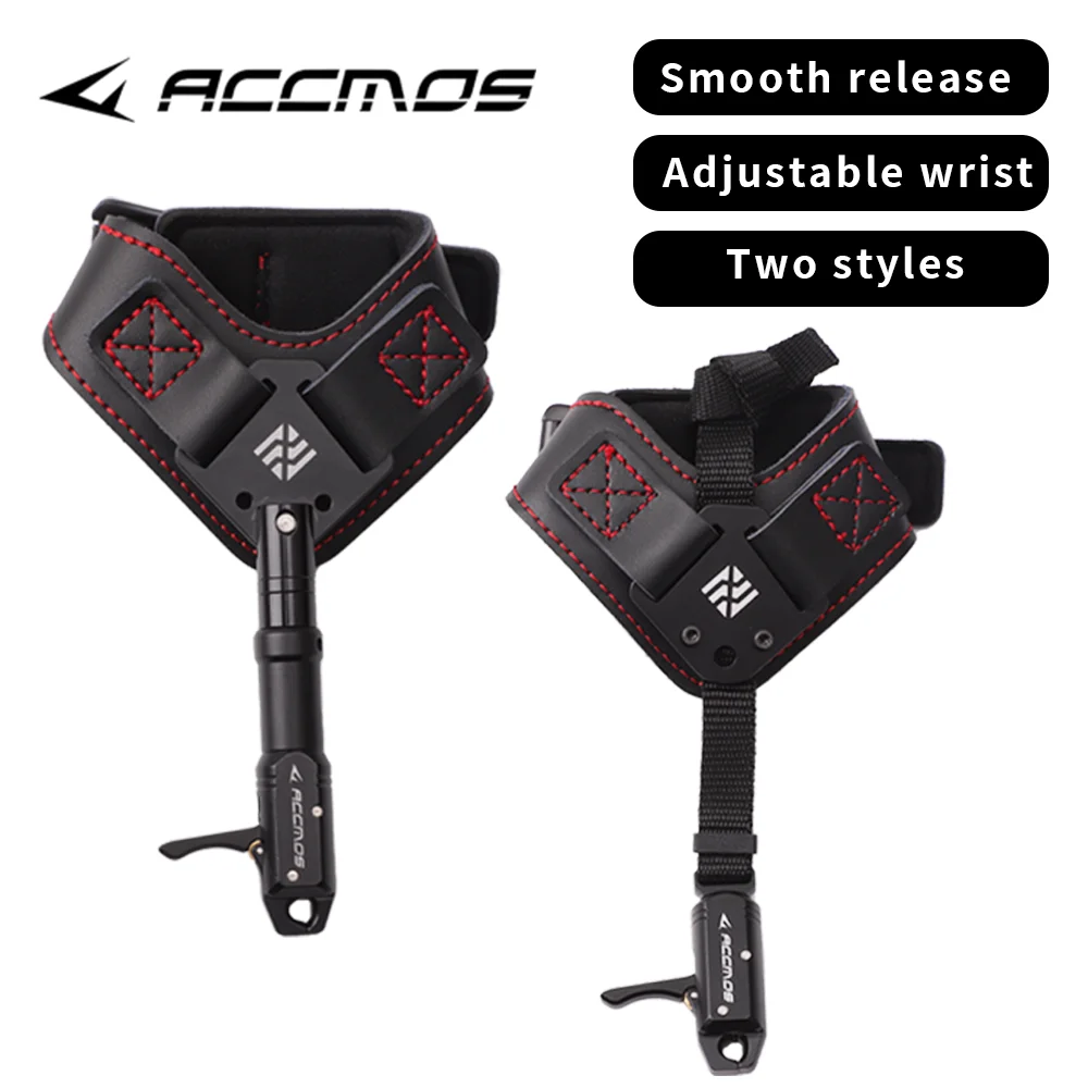 Archery Compound Bow Release Wrist Release 360° Rotation Adjustable Length