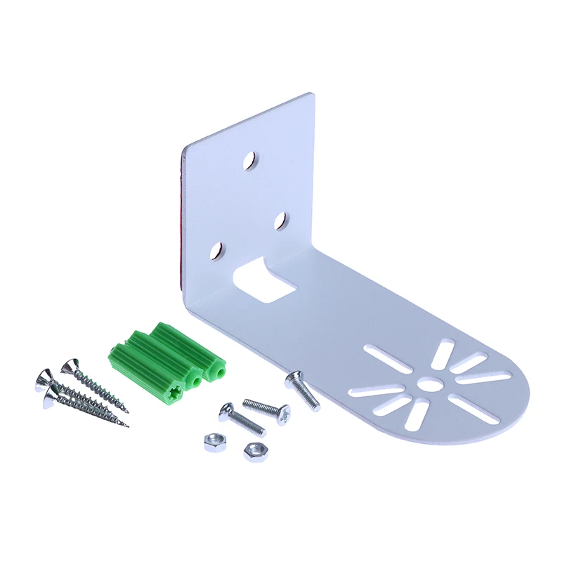 

1Pc L Shape Nail Free Wall Mount Camera Iron Bracket with Glue Base PTZ Version Camera Surveillance Bracket