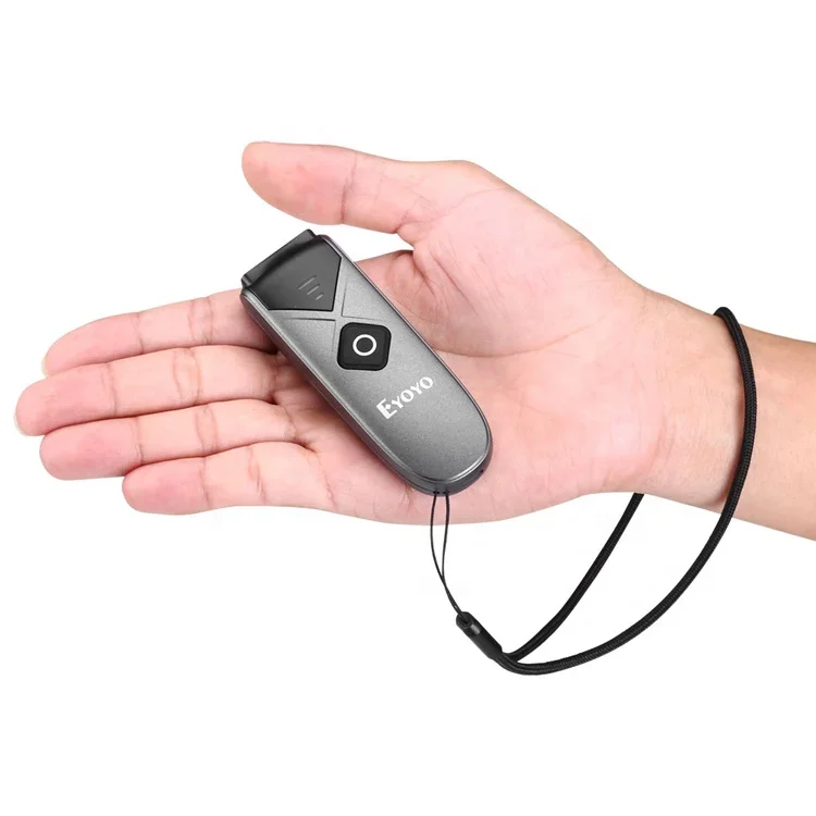 

Eyoyo Super Mini Portable Pocket 2D QR Barcode Scanner Handheld Support 2.4G Dongle Wireless & B-T Wireless & USB Wired A3