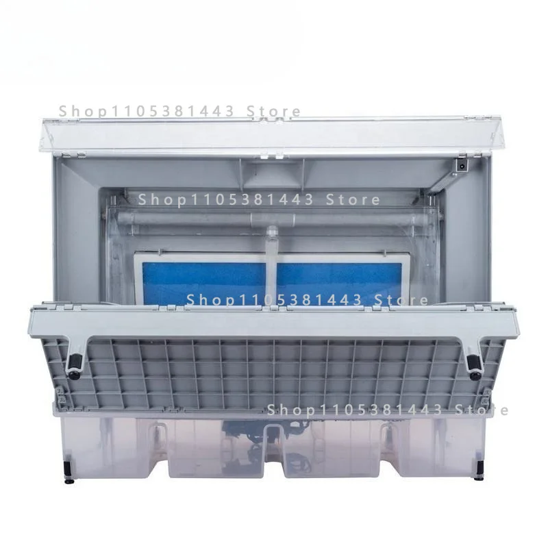 For Airbrushing with Filter 3 LED Lights for Model  Crafts Hobbies HS-E600 Upgraded Water Curtain Airbrush Spray Paint Booth