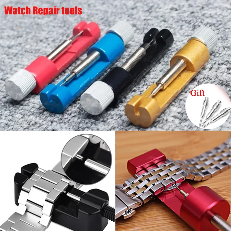 Metal Watchband Tools Watch Strap Repair Detaching Device Kits with Watch Pin Opener Steel Belt Adjust Tool Watch Accessories