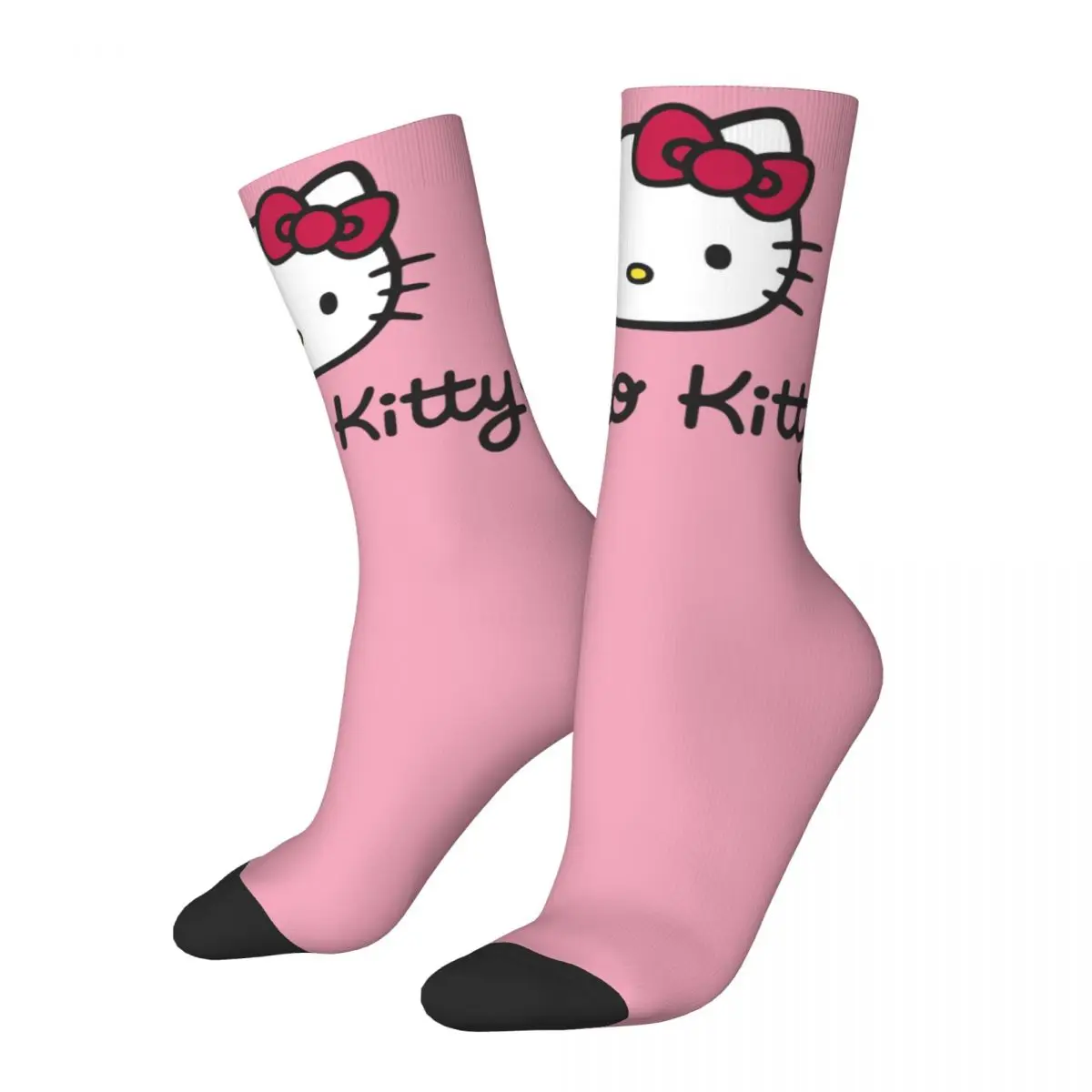 Boys Girls Harajuku Socks Kawaii Hello Kitty Accessories Super Soft Cartoon Socks Suit For All Season