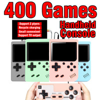 SUP Macaron Portable Mini Retro Handheld Video Game Consoles Players 400 Classic Nostalgic Games 2 Plyers TV Output 3in Screen