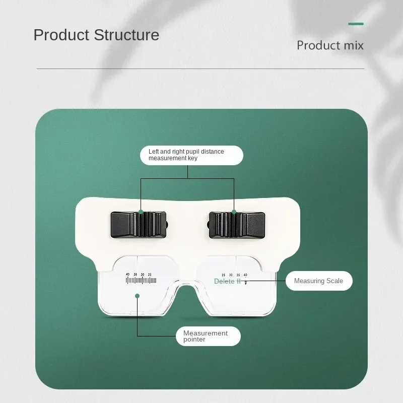 Eyeglasses Pupil Distance Scale Pupil Distance Measuring Scale Pupil distance Measuring Tool Scale Simple Operation