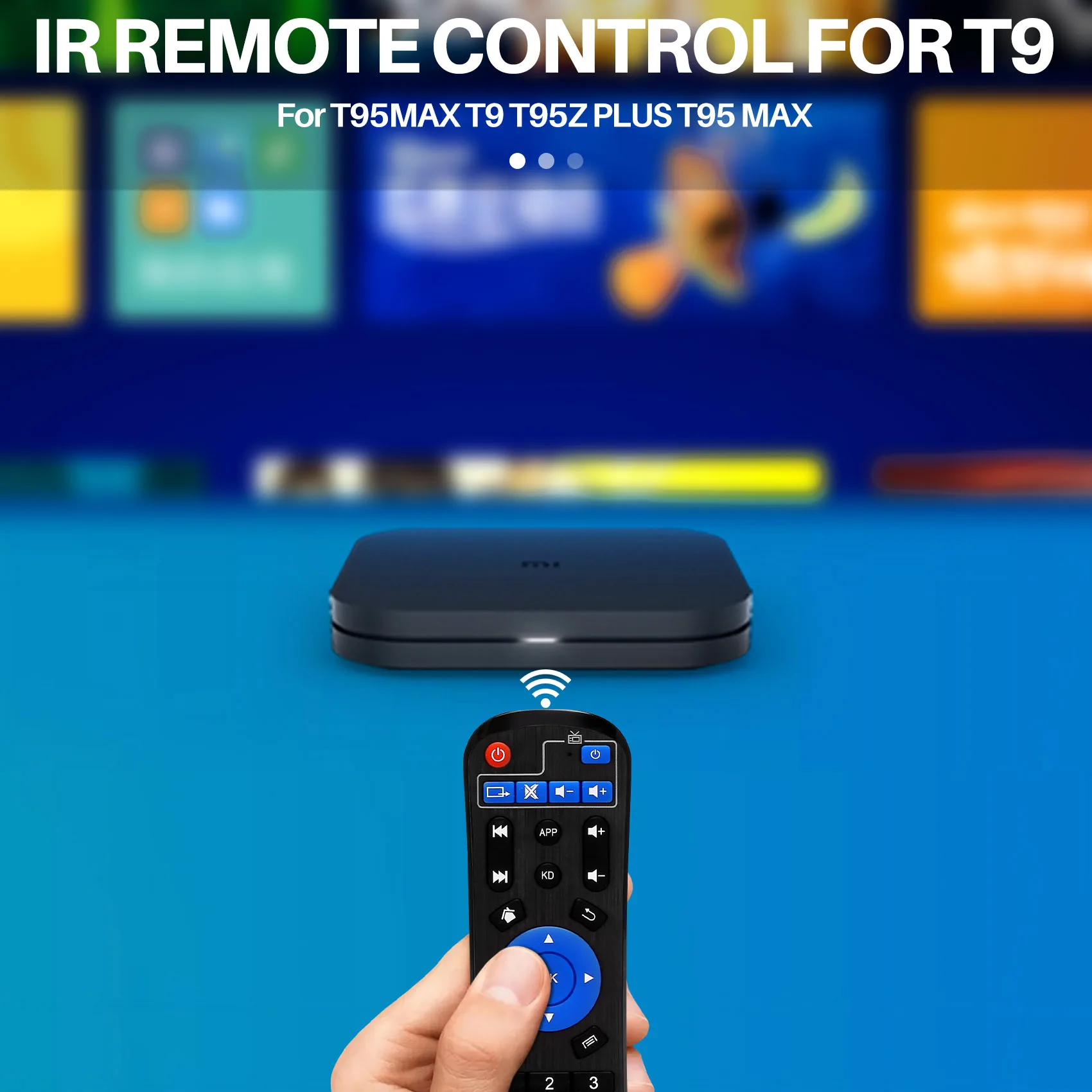 T95 IR Remote Control for T95MAX T9 T95Z PLUS T95 MAX Android TV Box