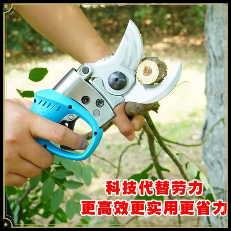 Electric Pruning Shears, Rechargeable Fruit Tree Cutter, Handheld Lithium Battery Pruner