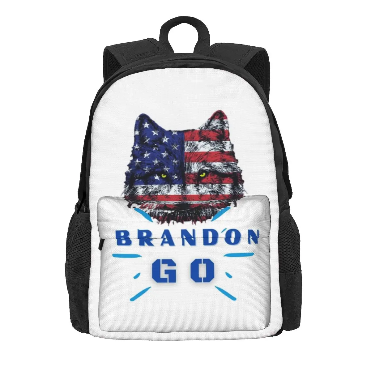 Lets Go Brandon-Sudadera para niños y niñas, mochilas con estampado del despertar Patriot, mochilas escolares, bolso de hombro para ordenador portátil