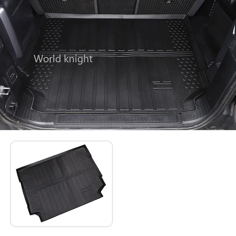 

High quality! Special car trunk mats for 20-22 for Land Rover Defender 110 TPE rubber waterproof trunk mat