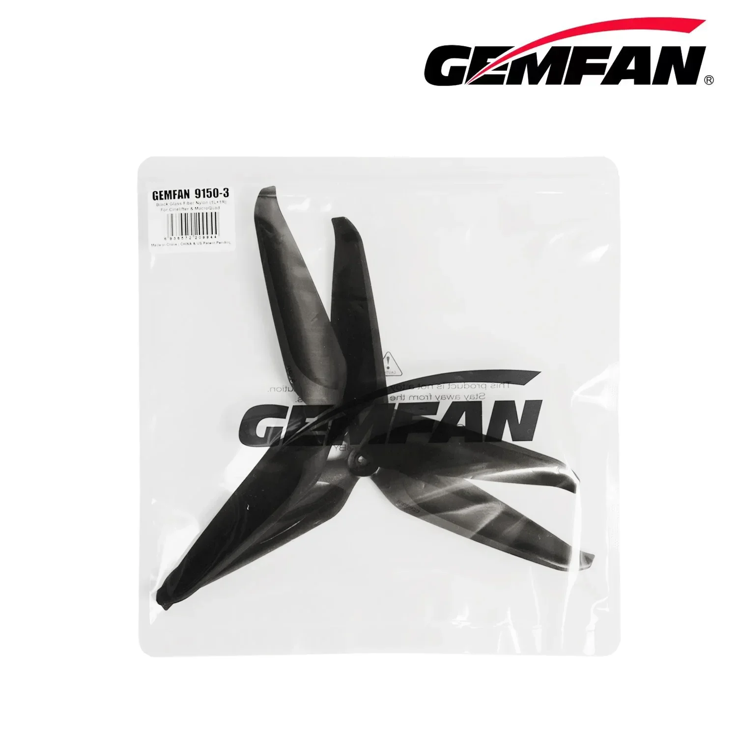 2Pairs(2CW+2CCW) Gemfan 9150 9inch 3-Blade Propeller
