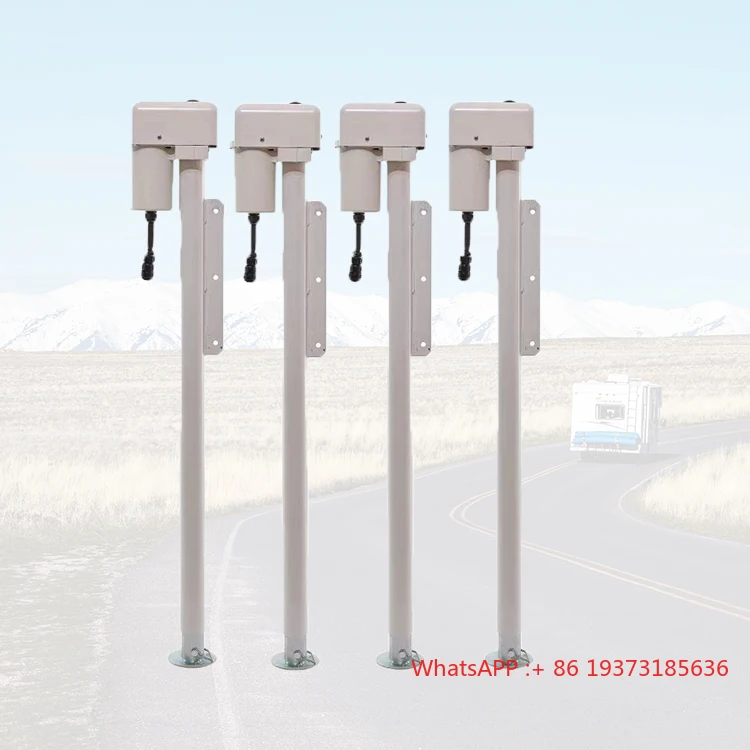 

4 Pcs Slide Out Support Jacks RV Stabilizer Jacks for Travel Trailer RV camper Accessories Electric Jacks