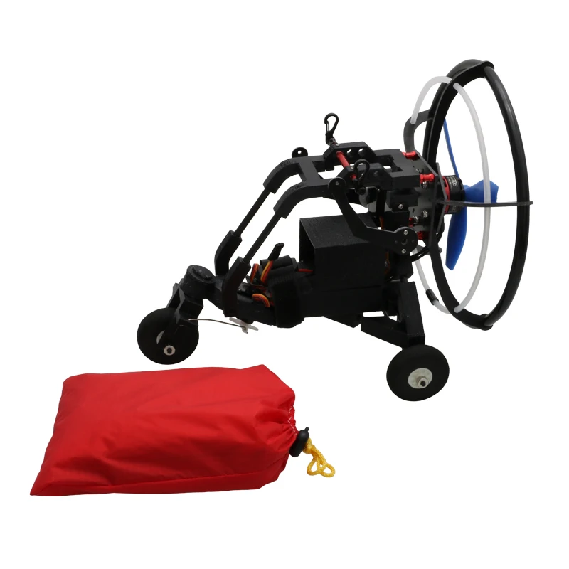 1Set RC Wheeled Paraglider PNP Kit 1.5 Meters Wingspan Canopy w 2205 Brushless Motor/5inch Propeller Powered Paragliding DIY Toy