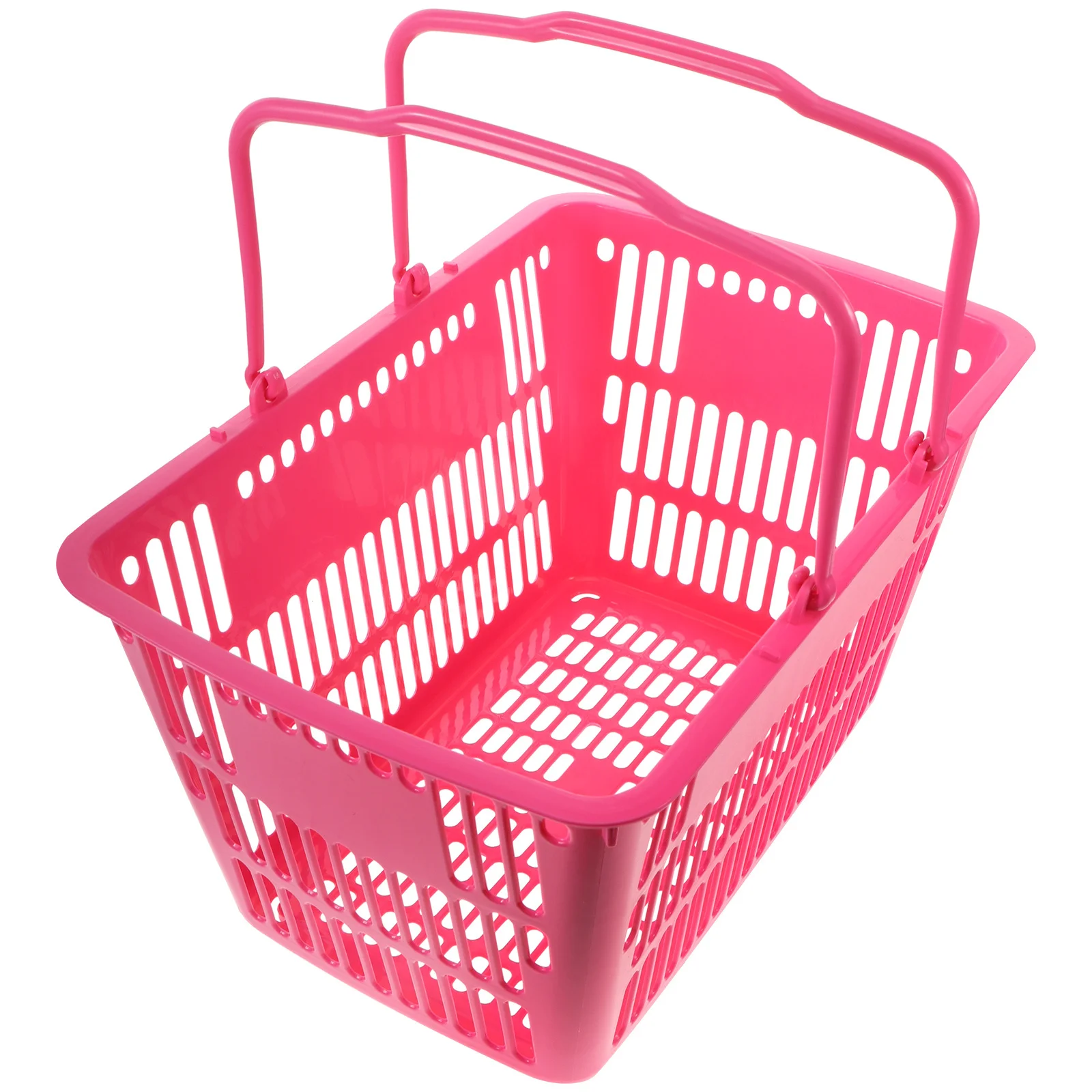 Desktop Basket Thickened Plastic Handheld Storage Container for Grocery Organizer Sundries Storage Desktop Baskets