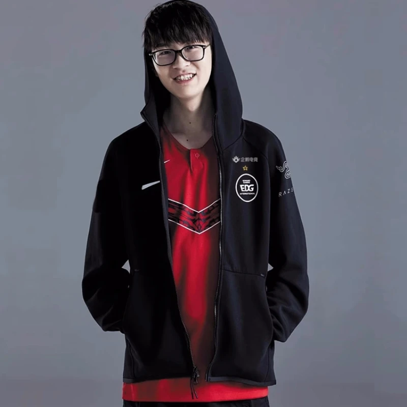 

Комплект куртки LOL LPL Esports Pro, куртка IG RNG EDG SN LGD TES JDG FPX WE Team Player, Униформа, хлопковая толстовка на заказ с рекламой