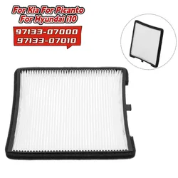Car Cabin Filter For Hyundai I10 2007-2019 For Kia Picanto 2004-2017 S9713307010AT Air Conditioning Filter Element Replacement