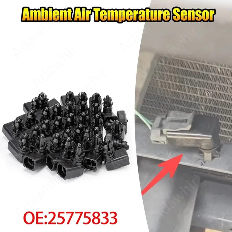 30X 25775833 15035786 Outside Air Temperature Sensor For Chevy GM Buick Cadillac