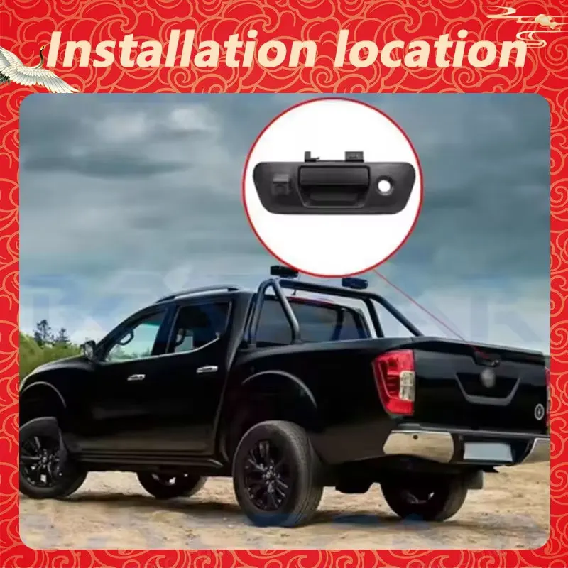 

Для Nissan Navara D23 NP300 2015 2016 2017 2018 Автозапчасти CVBS 170 ° Камера заднего вида для автомобиля, камера заднего хода, ночное видение, водонепроницаемая