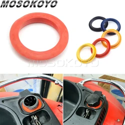 Motorcycle Rubber Fuel Tank Ring Soft Rubber Dust Protection Oil Seal Cover Oil Fuel Tank Filler Cap Gasket For GTS 300 GTS300