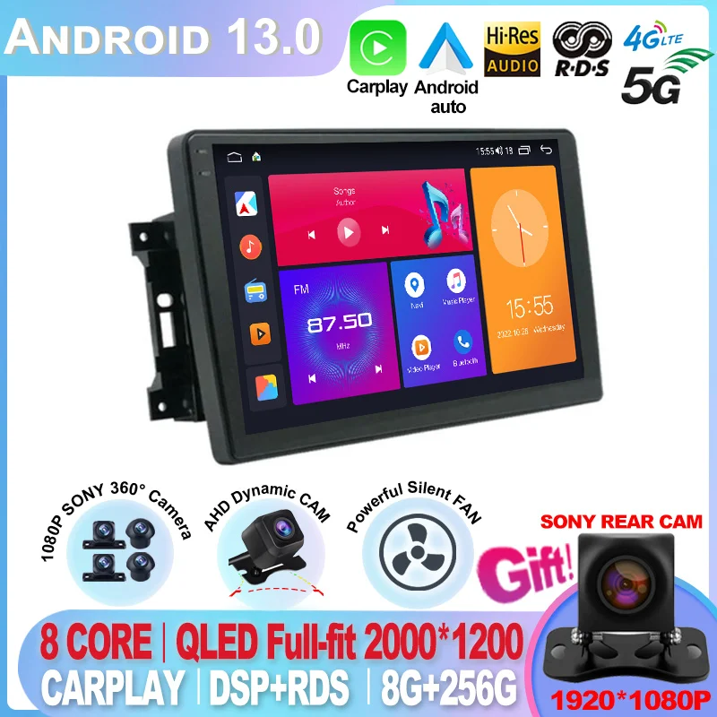 Для Jeep Wrangler 3 JK 2007 - 2018 навигация Видео Радио Авто Android 13 мультимедийный плеер беспроводной Carplay 2 din DSP RSD Для Jeep Wrangler 3 JK 2007 - 2018 навигация Видео Радио Авто Android 13 мультимедийный плеер беспроводной Carplay 2 din DSP RSD