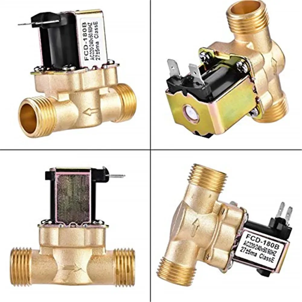 

G1/2 Brass solenoid N/C 12v 24v 220v G3/4 Inlet Flow Switch heater Float Kf