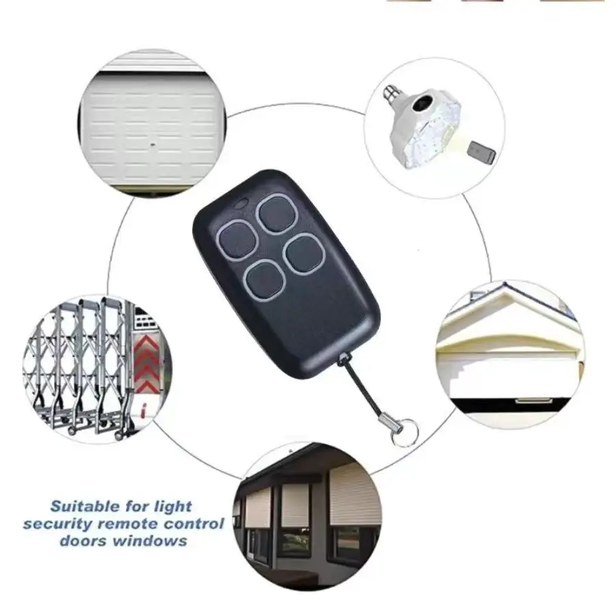 433MHz Wireless Remote Control, Electric Door, Garage Door, Rolling Shutter Door, Universal Security Accessories, Copy And Copy