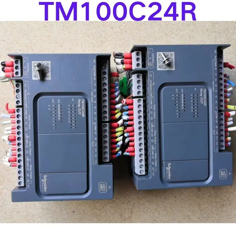 

Second-hand test OK ,PLC controller module TM100C24R