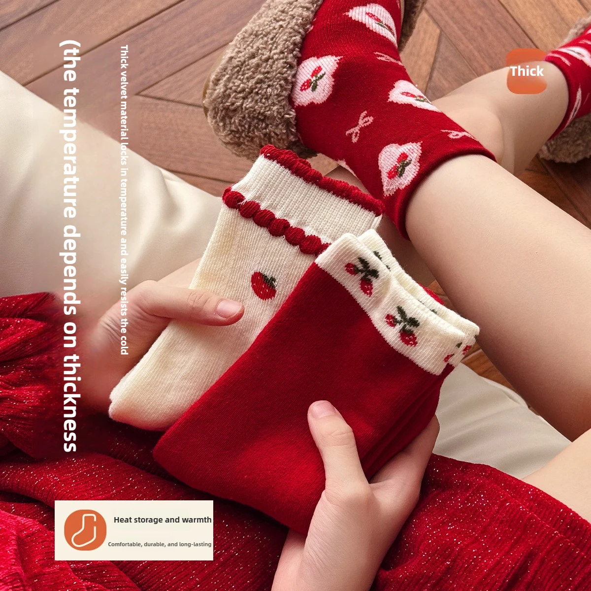 5 أزواج 2025 الشتاء الاطفال الجوارب سميكة الدافئة تيري طاقم الجوارب الفتيان الفتيات جوارب قطنية للطفل