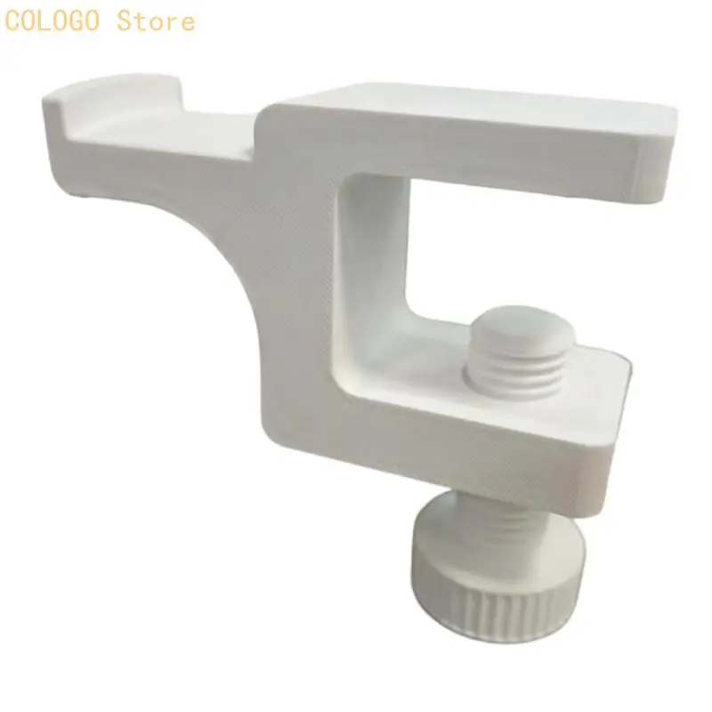 Not Drill Hanging Hook Clamp On Under Desk Hook Under Desk Earphone Holder Clip Organizers for Home Office D0LD