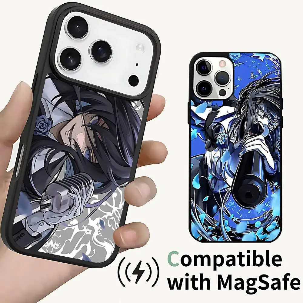 

Japanese female singer Ado Phone Case For iPhone 17,16,15,14,13,12,11,Pro,Max,Plus,Mini,SE4,E Magnetic Magsafe Wireless Charging