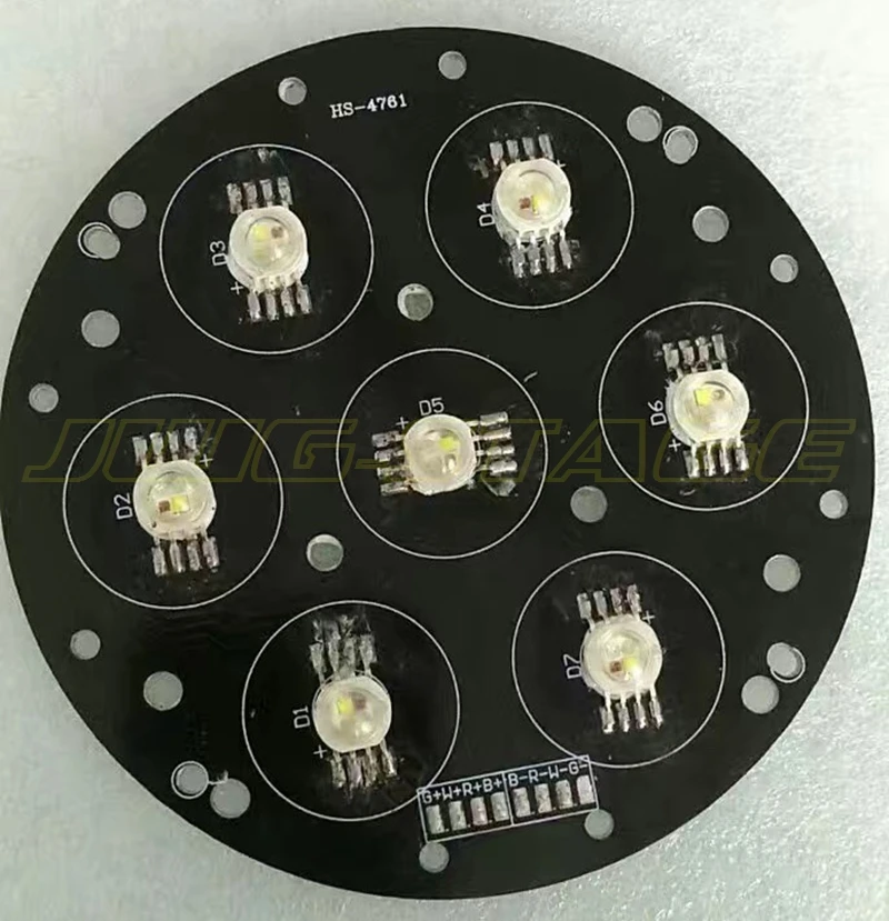 Reemplazo de panel LED de luz con cabezal móvil LED de 7x12w