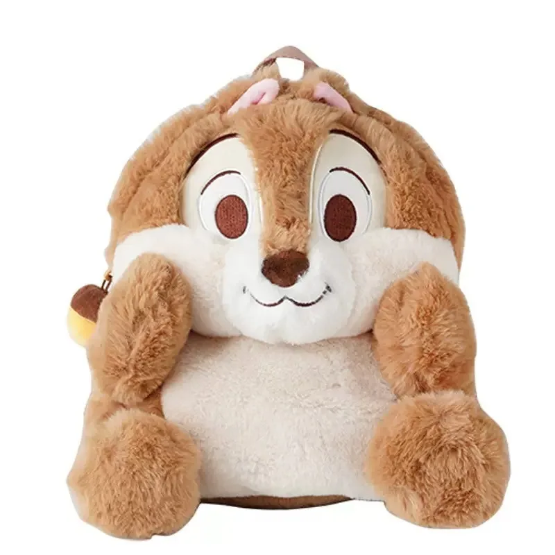 ديزني كارتون Q نسخة غرزة الفراولة الدب أفخم حقيبة الظهر لطيف عروسة كارتون على ظهره مخلب آلة حقيبة قطيفة