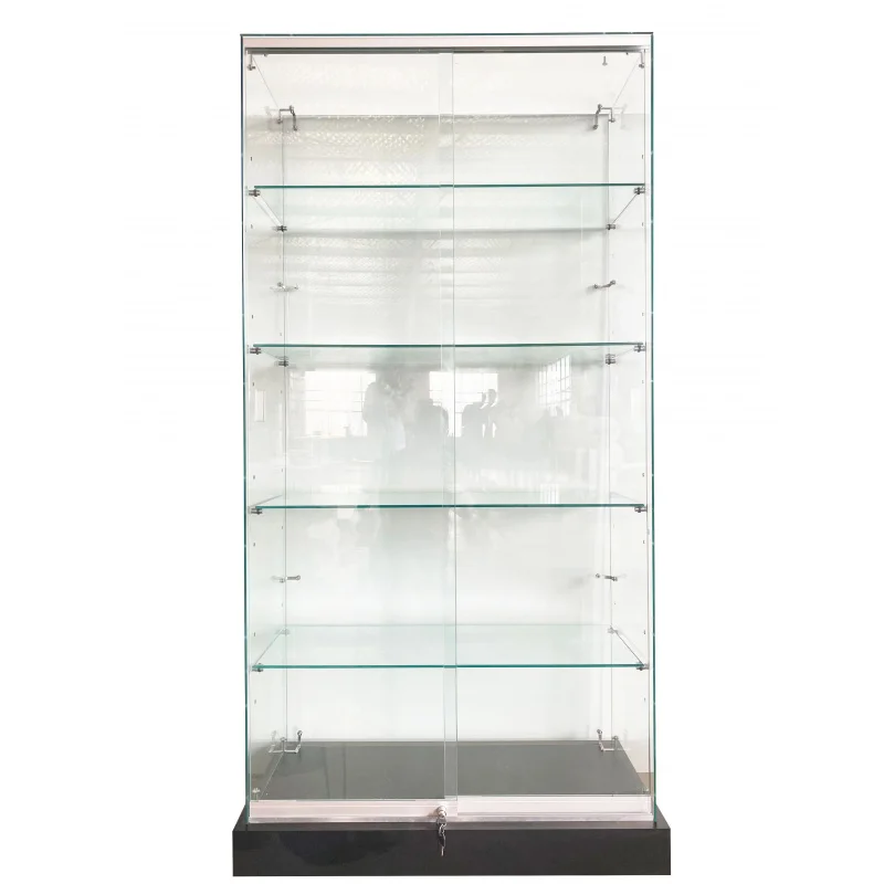 custom.Full Glass Display Cabinet 72 X 36 X 171/2 Jewelry Display Supermarket and Malls