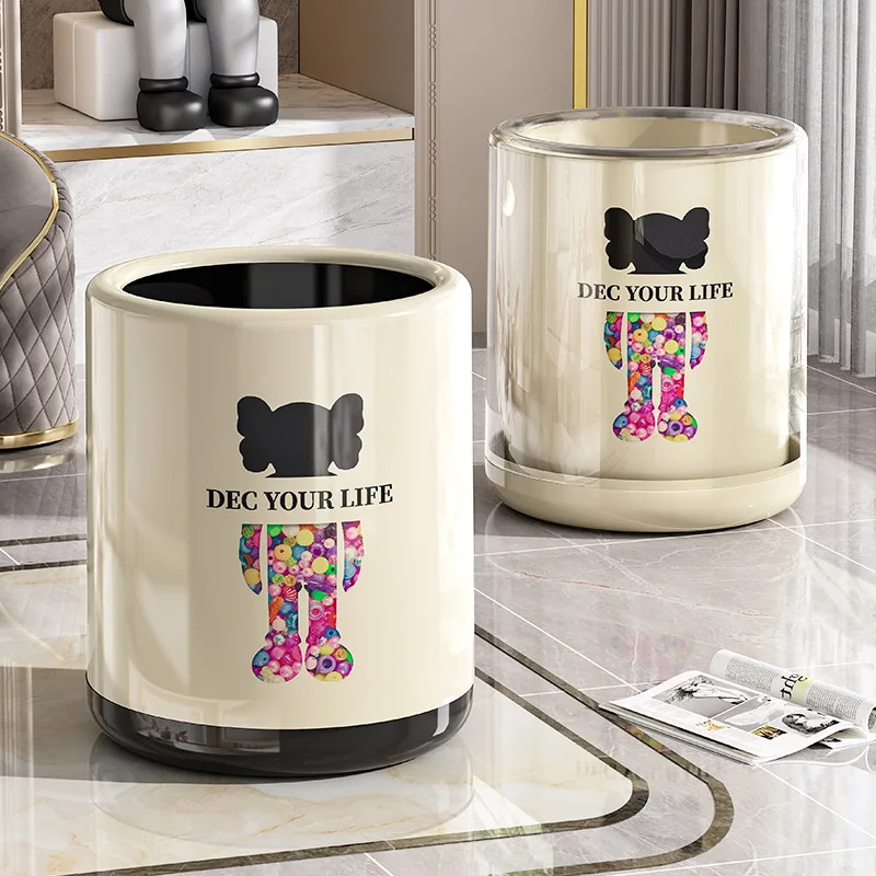 

New model trash can - modern, simple, luxurious, high-end for home use. Suitable for living room, bedroom, toilet, bathroom and