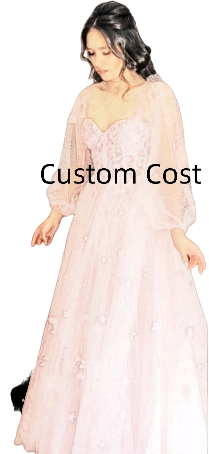 

Custom Cost For Wedding Dress L24050206