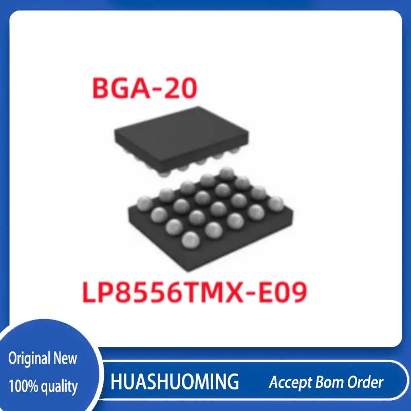 5Pcs/Lot KTS1681 KTS1681EAY-TR KTS1681EAY (GQ) BGA-12 LP8556TMX-E09 LP8556TMX LP8556 56E9 BGA-20