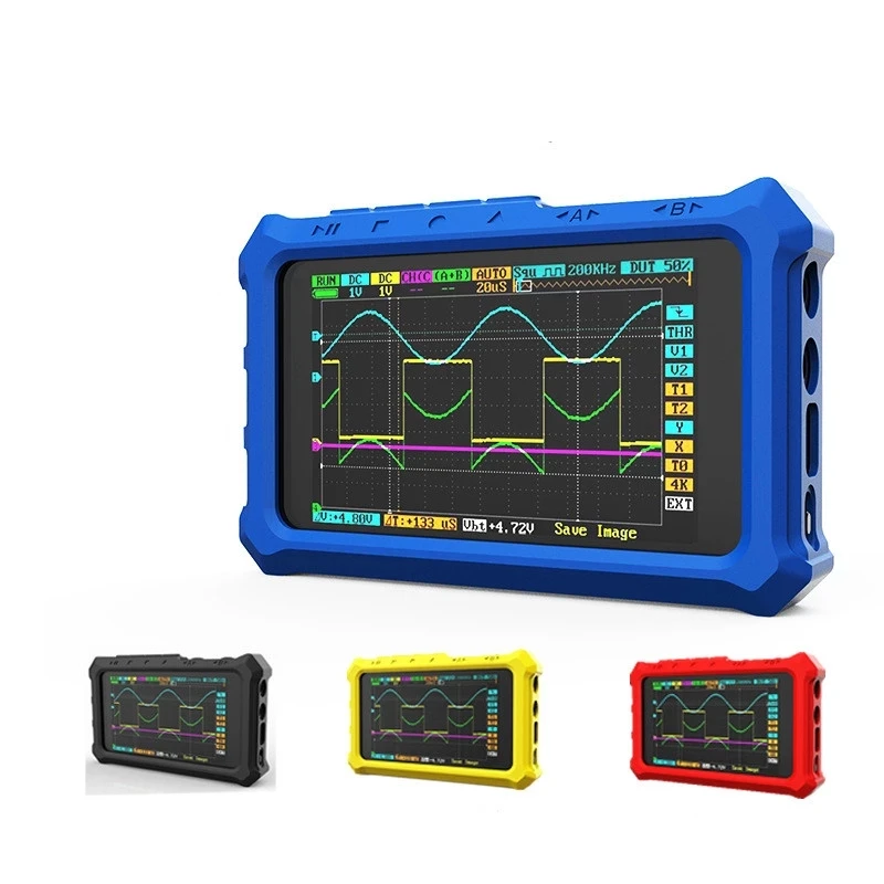 New Handheld 4 Channel 100MS/s Nano DSO DSO213 DS213 Digital Oscilloscope LCD Display Case