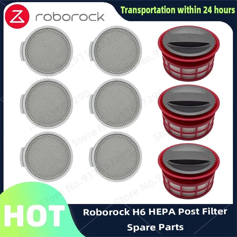 Roborock H6 HEPA Post Filter Spare Parts Handheld Cordless Vacuum Cleaner Replacement Sweeper Dust Bags Accessories