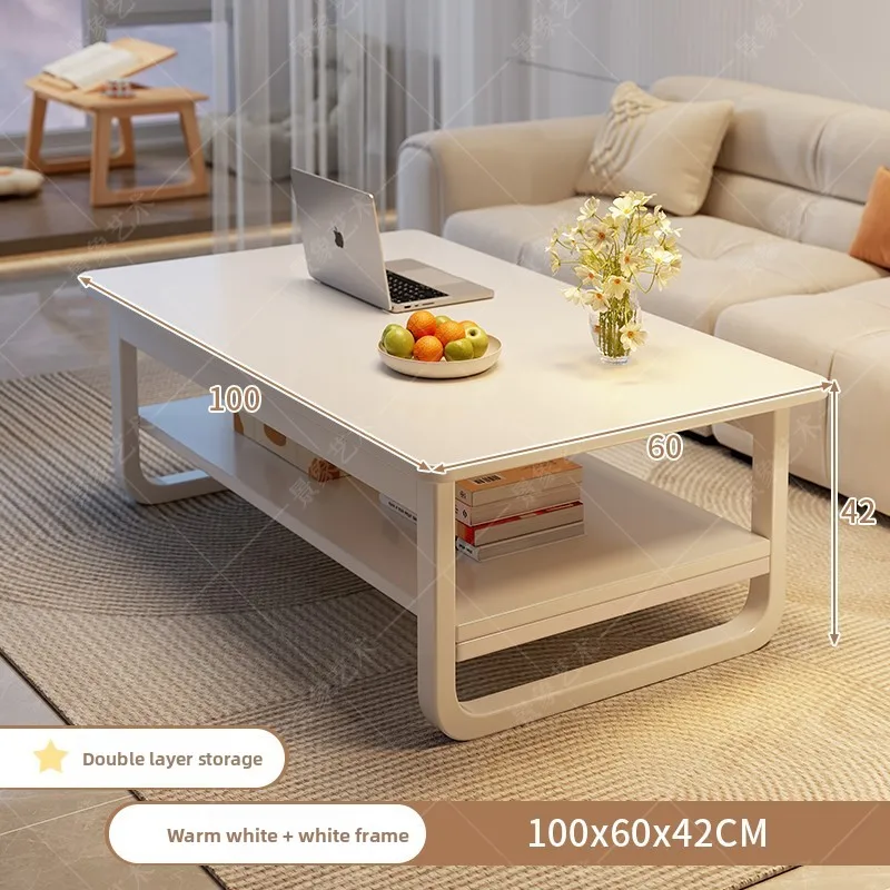 

New model Coffee Table Living Room Small Apartment Sofa Next To A Few Balconies Tea Table Small Tea Table Rectangular Low Table