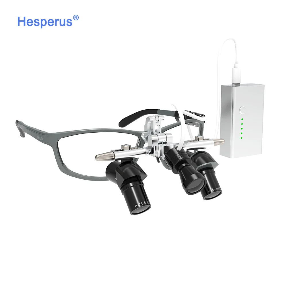 All Metal Material Ergo2 4X 5X 6x Hospital Surgical Loupe de ntal Microscope Ergonomic Corner Magnifier