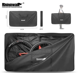 Rhinowalk Bike Carry Bag 600D For 29 in MTB / 700C Large Size Road Bicycle Storage Cycling Travel Transport Protective cover