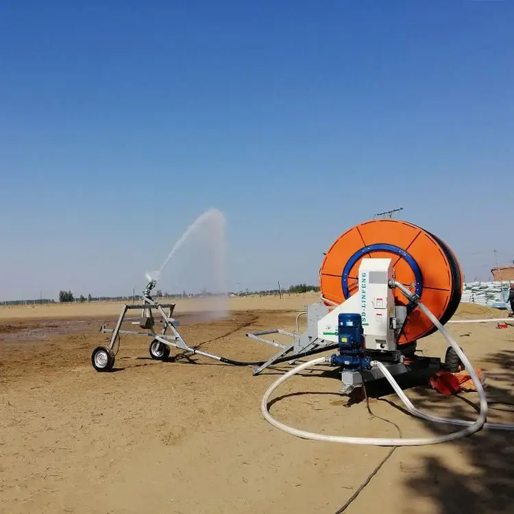 2026 New Smart Timer Hose Reel Automated Farm Irrigation System with Remote Monitoring Metal Gearbox and Motor Core Components
