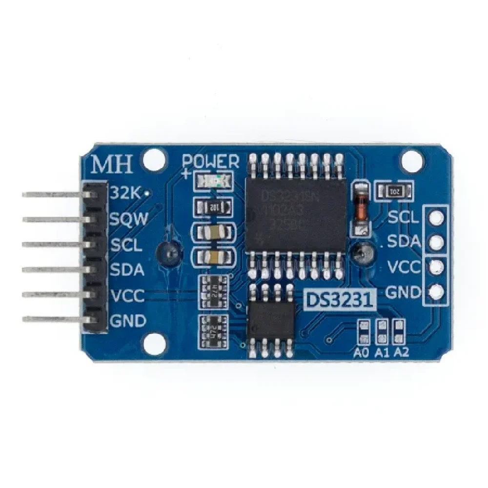 1-20PCS DS3231 DC 3.3V-5V High Precision Clock Module IIC Memory Module with AT24C32 Memory and RTC I2C Interface for Real-Time