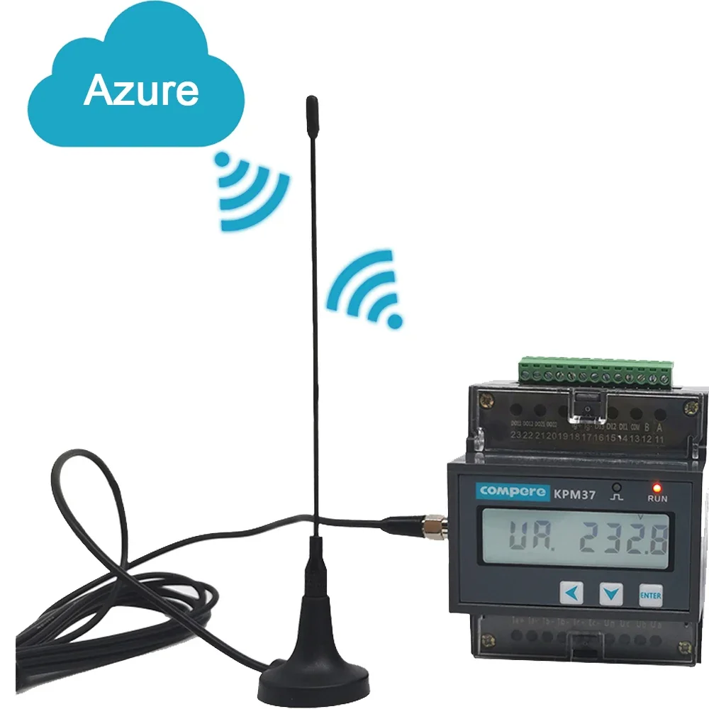 Analizador de calidad de energía trifásico MQTT medidor de potencia de carril DIN WIFI medidor de energía inteligente microrejilla energía Moni tor medidor Solar