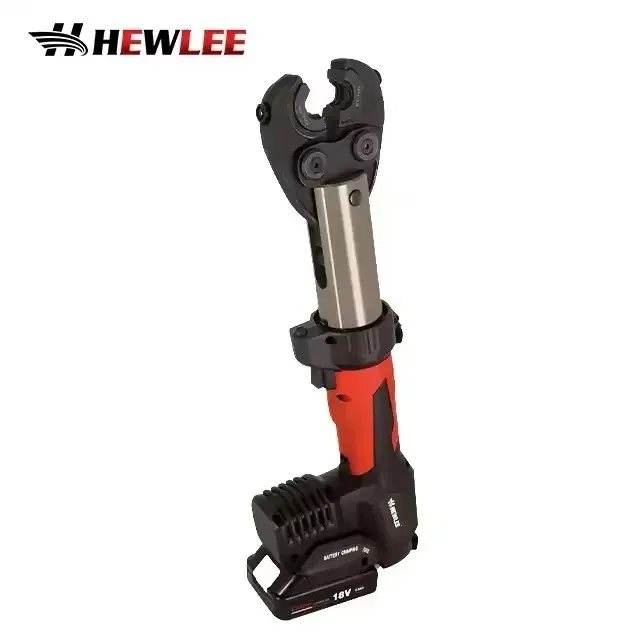 For HZT-300C Portable Battery Hydraulic Professional Compression Crimping Tool 42KN Output Cu10-300mm Crimping Range