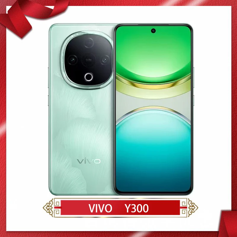 Original New VIVO Y300 5G Mobile Phone 6.77inch 2392X1080P AMOLED MTK Dimensity6300 6500Mah 44W Dash Charger 50MP Android 15