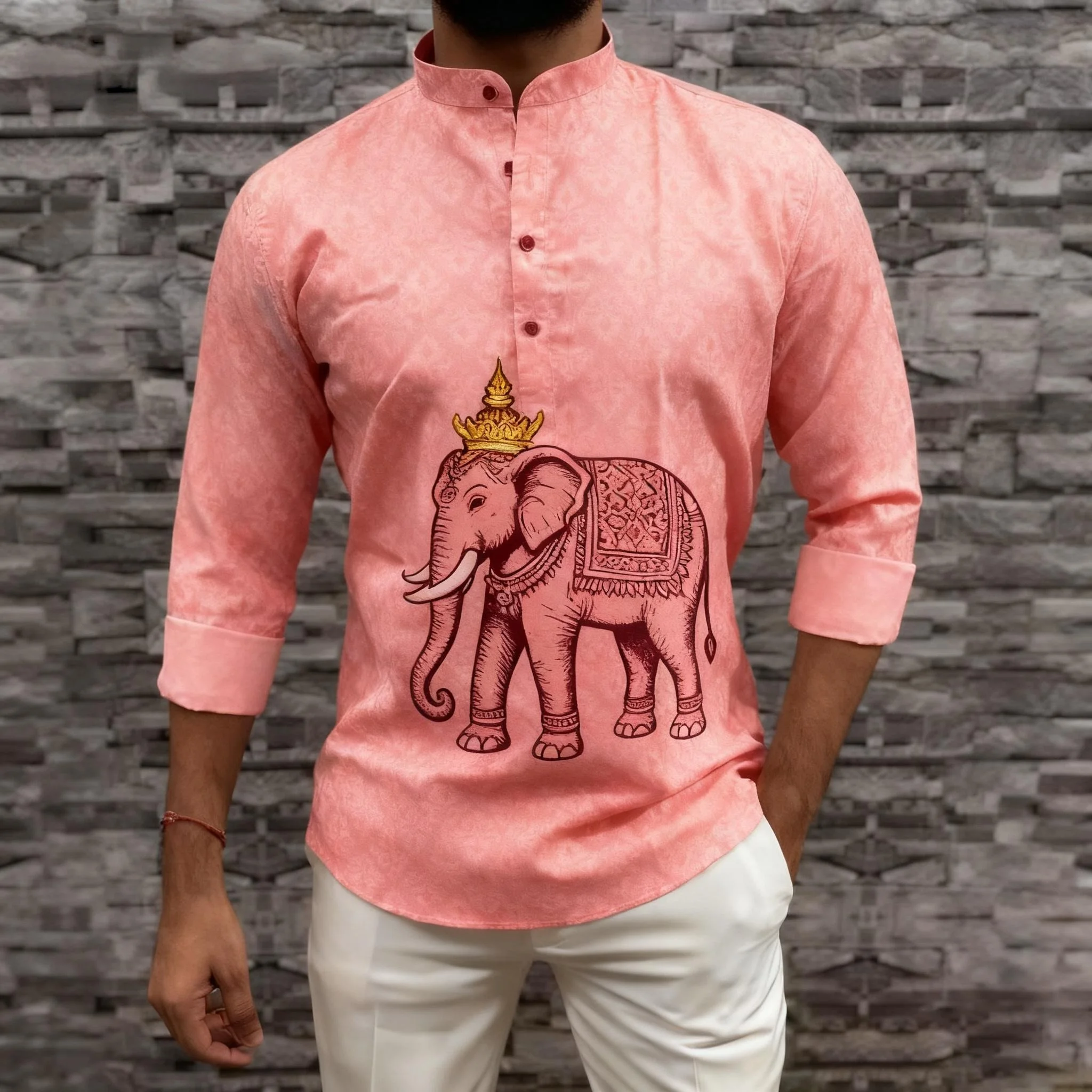 เสื้อคลุมอาบายะห์สไตล์อาหรับแบบลำลองหรูหรา สไตล์ชาติพันธุ์ แขนยาว สำหรับวัยรุ่น ผู้ชายมุสลิม เสื้อเชิ้ตแบบอาหรับ เสื้อผ้าอิสลาม