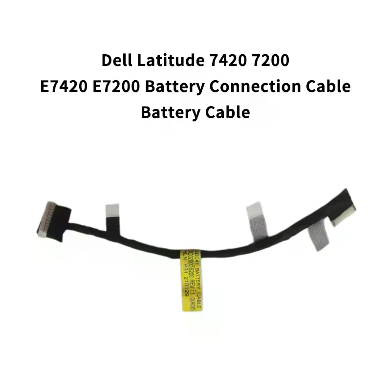 1pc Laptop Battery Flex Cable Connector Line Replacement For  Latitude 7420 7200 E7420 E7200 0Y4FRN DC02003S200