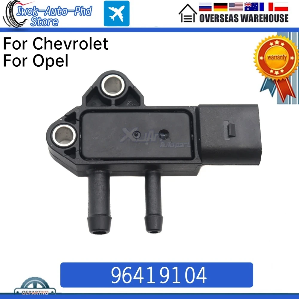 

96419104 1X DPF Exhaust Sensor Differential Pressure Sensor For Chevrolet Captiva C100 C140 2.0 D Opel Antara 2.0 CDTi