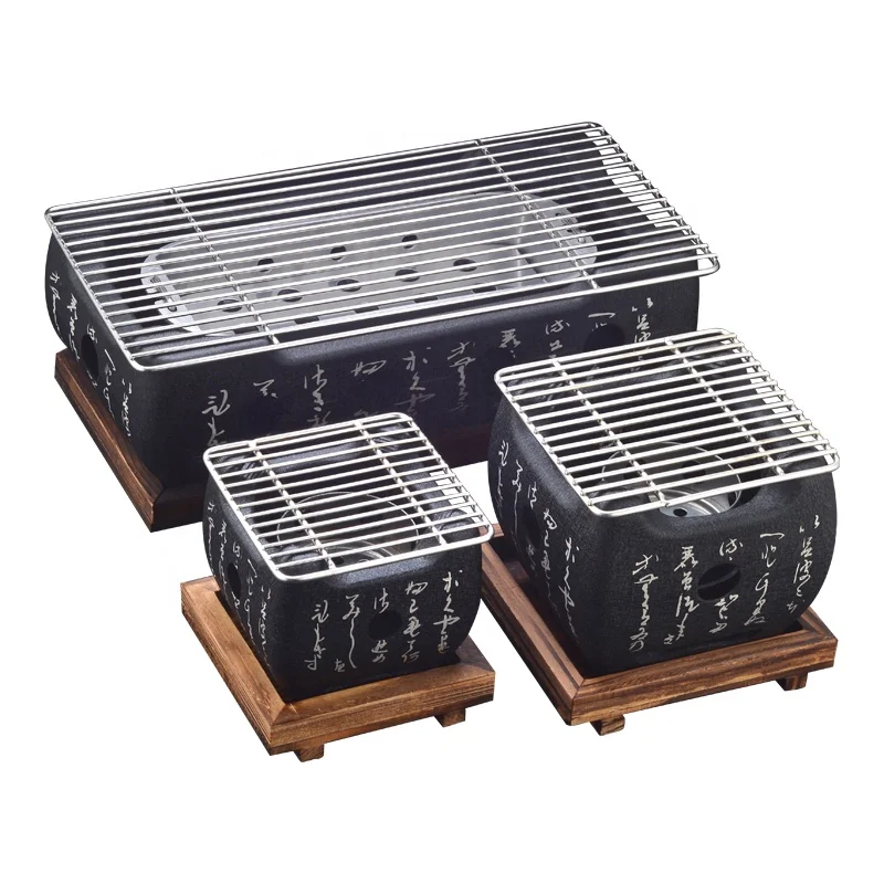

Japanese Restaurant Mini Charcoal Oven BBQ Grill Household Indoor Outdoor Alcohol BBQ Grill